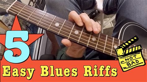 5 Easy Blues Guitar Licks & Riffs - The Blues Guitarist