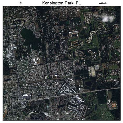 Aerial Photography Map of Kensington Park, FL Florida