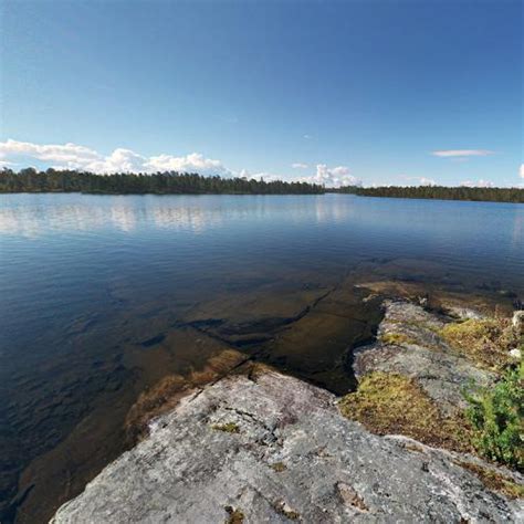 Lake Inari in Inari, Finland (Google Maps)