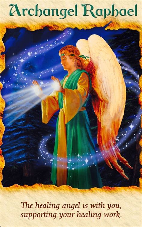 Archangel Raphael is with you, supporting your healing work ...