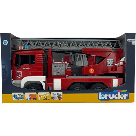 Bruder Fire Truck Toy / Emergency Response Vehicle Toy / Light and ...