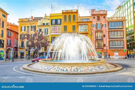 Palma De Mallorca Old Town, Majorca Island, Spain Editorial Image ...