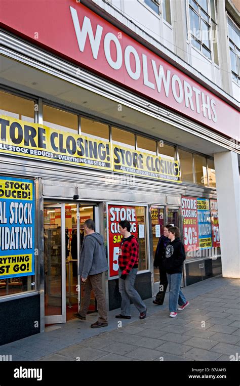 Woolworths closing down sale in hi-res stock photography and images - Alamy