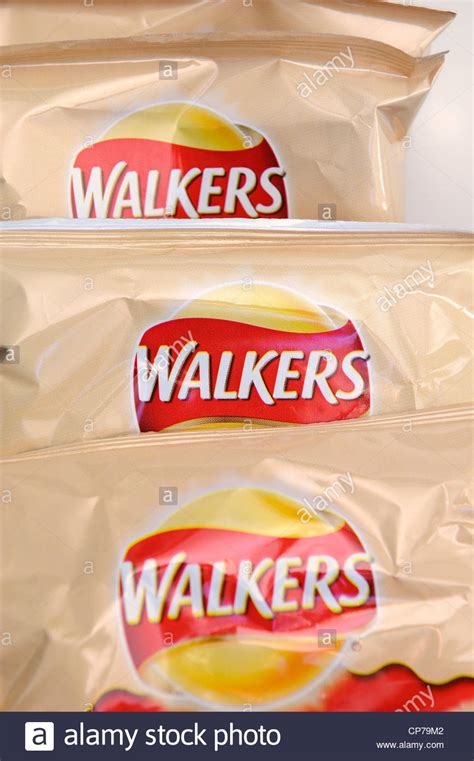 walkers crinkles crisps english packaging Stock Photo - Alamy