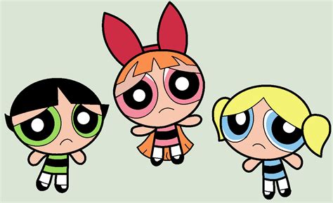 The Powerpuff Girls looking sad by Stephen-Fisher on DeviantArt