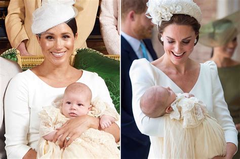 Baby Sussex's Christening Compared to the Cambridge Children - Dress ...