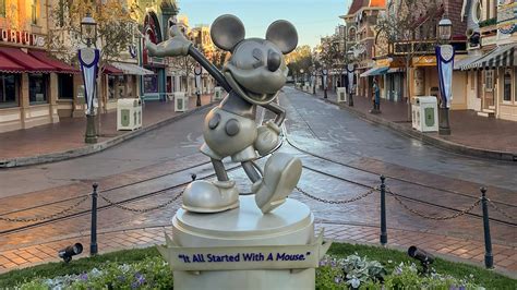 Disney100 Centerpiece Mickey Mouse Statue Incorrectly Quotes Walt Disney