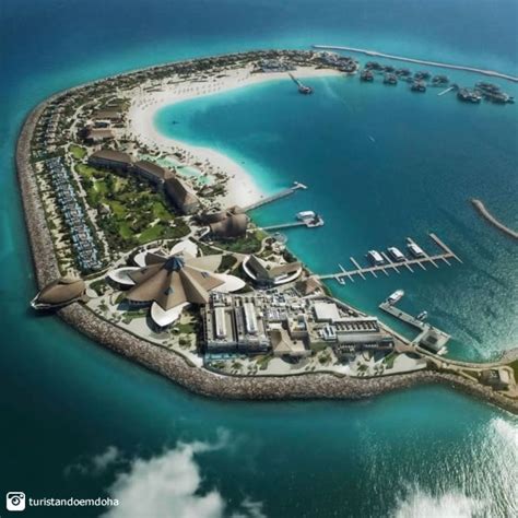 Banana Island Resort - ilha resort no Golfo Pérsico, em Doha Qatar ...