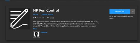 HP Pen Control NOT compatable with my device - HP Support Community ...