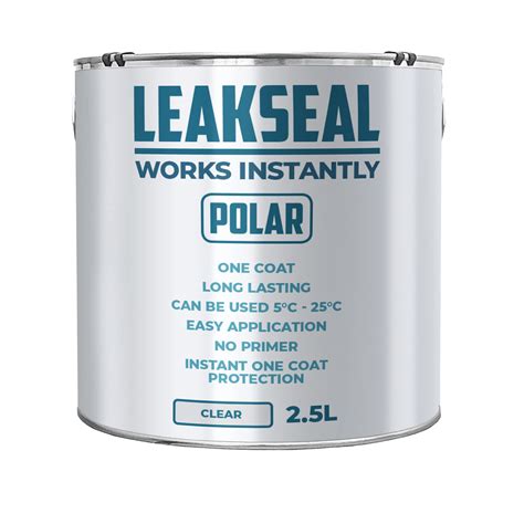 Polar Premium Leak Seal Clear Paint - 2.5 Litre - Instant Waterproof ...