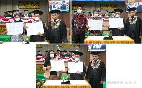 Polinela Luluskan 305 Wisudawan - Politeknik Negeri Lampung