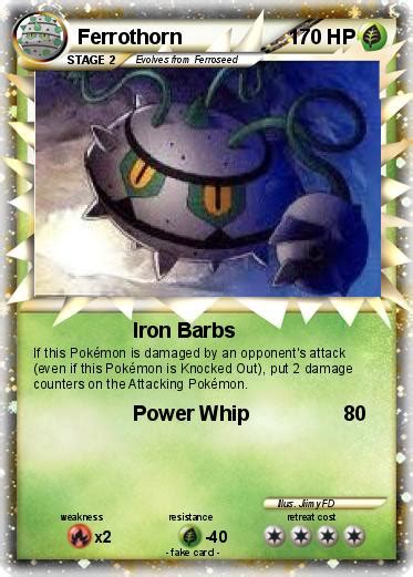 Pokémon Ferrothorn 17 17 - Iron Barbs - My Pokemon Card