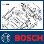 Bosch Table Saw Parts - Diagram and Partlist