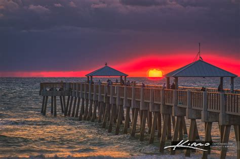 Juno Beach Pier Sunrise Easter Sunday 2021 | HDR Photography by Captain ...