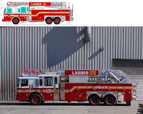 Fdny new rearmount ladder UPDATED 12/14/13 by Geistcode on DeviantArt