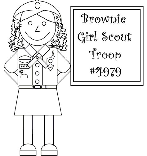 Girl Power Girl Scouts Coloring Page Free Printable C - vrogue.co