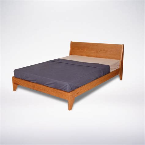 Queen Cherry Wood Bed Frame - This european style traditional ...