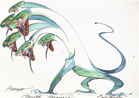 Gerald Scarfe "HYDRA" | Art, Hercules, Pink floyd artwork