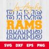 Los Angeles Rams SVG • NFL Football Team T-shirt Retro Design SVG Cut Files Cricut Digital Download