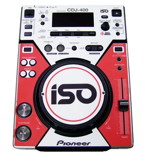 Pioneer CDJ-400 (PAIR) - CUSTOM - 12inchSkinz