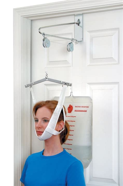 DMI Cervical Neck Traction Over The Door Device for Physical Therapy ...