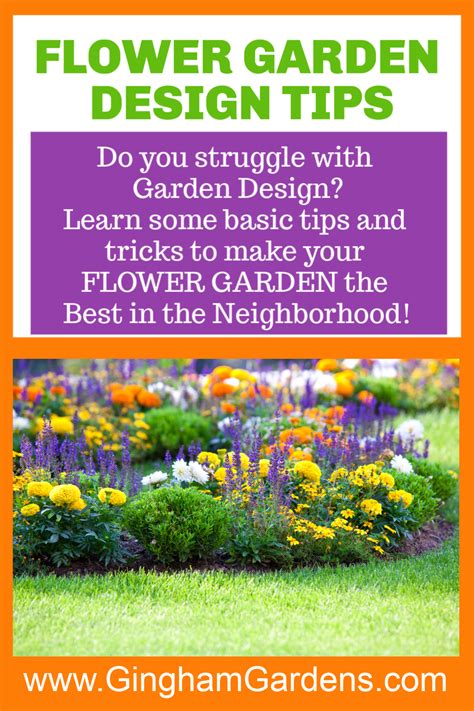 Flower Garden Design Tips for the Home Gardener | Flower garden design ...