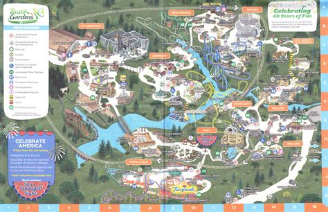 BUSch Gardens Williamsburg Printable Map – Printable Map of The United ...