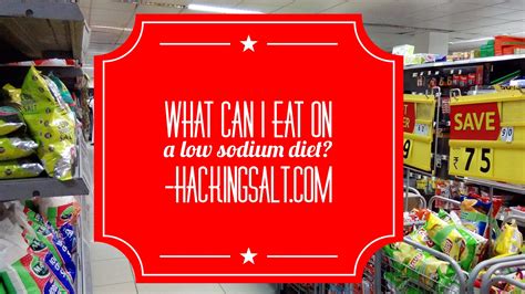 What Can I Eat on a Low Sodium Diet - Hacking Salt