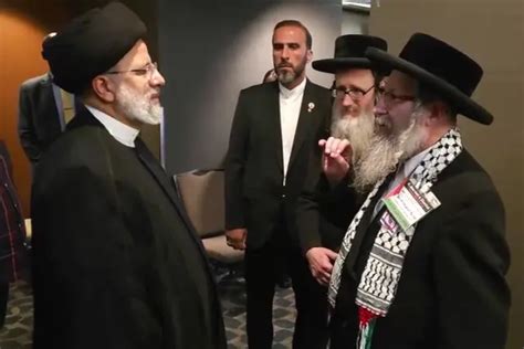 WATCH: Heads Of Neturei Karta Embrace Iranian Leader Ebrahim Raisi ...