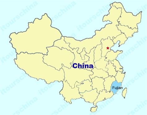 Fujian Map, Map of China, Fujian Province Maps