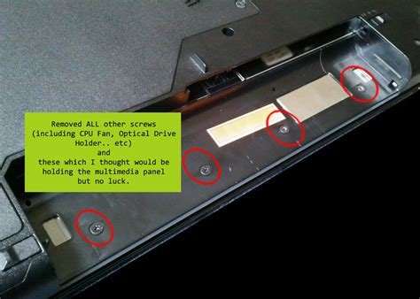 Lenovo G550 Keyboard Removal - Super User