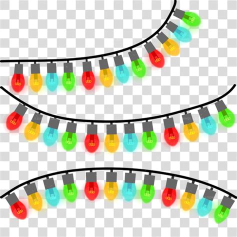 Download High Quality christmas lights clipart vector Transparent PNG Images - Art Prim clip ...