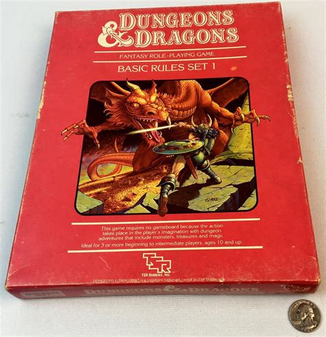 Sold Price: Vintage 1983 TSR Dungeons & Dragons Basic Rules Set 1 w ...