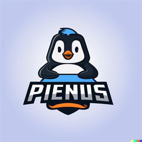 Cute penguin logo, Esports Logo Vector – DALL·E 2 Images