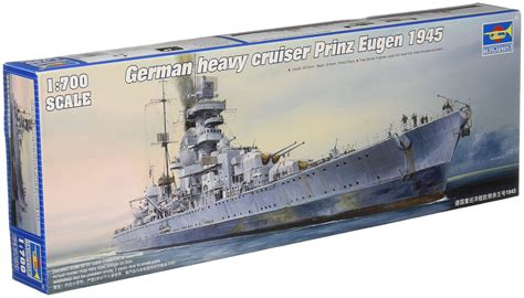 Trumpeter 1/700 05767 German Prinz Eugen 1945 Toys & Hobbies Models & Kits