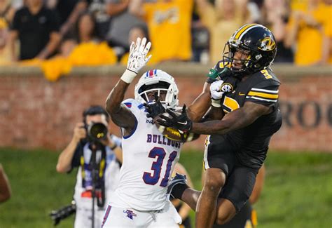 WATCH: Missouri Tigers Freshman WR Luther Burden Catches First Career ...