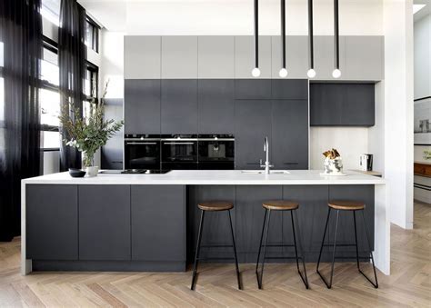 32 Fabulous Grey Kitchen Cabinets You Will Love in 2020 (With images) | The block kitchen, Grey ...