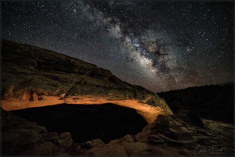 Milky May over Mesa Arch Photograph by Erika Fawcett - Pixels