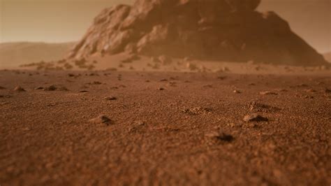 Fantastic martian landscape in rusty orange shades 6120234 Stock Video ...