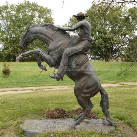 Cowboy Sculptures Bronze