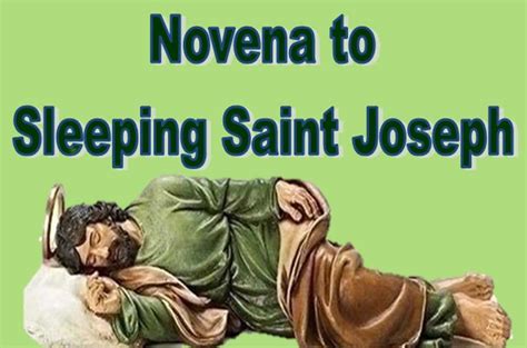 Diocese of Derry - News - Novena to Sleeping St Joseph