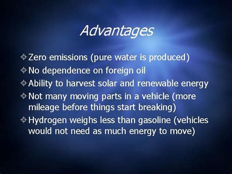 Harnessing Hydrogen for Power Hydrogen Cars Marisa Katz