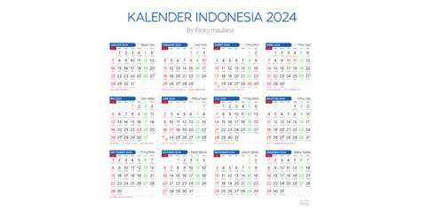 Kalender Indonesia 2024 Lengkap (Community) | Figma