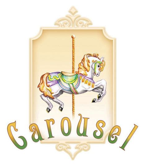 Carousel Logo | Carousel, Circus crafts, Carousel party