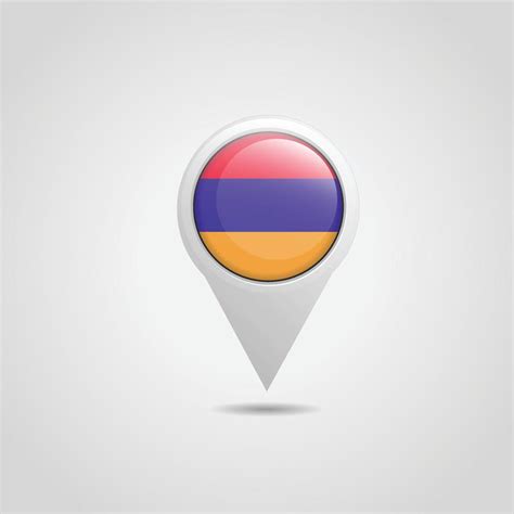 Armenia Flag Map Pin 13016131 Vector Art at Vecteezy