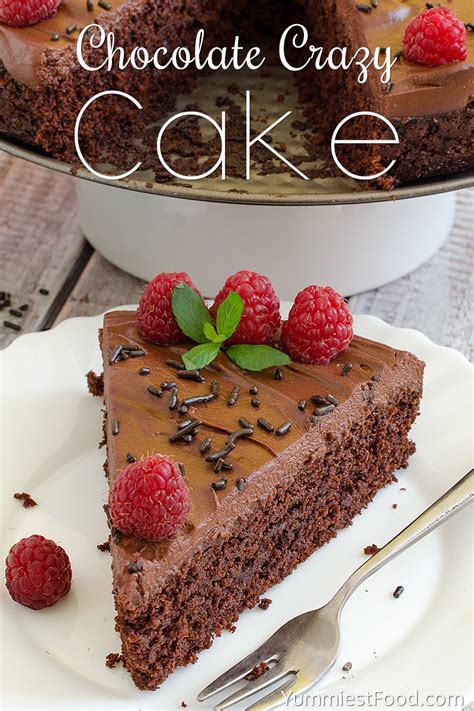 Chocolate Crazy Cake (no eggs, milk or butter)