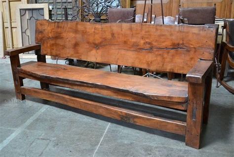 48 Comfy Outdoor Benches Ideas With L Shaped Design | Rustic outdoor furniture, Rustic wood ...