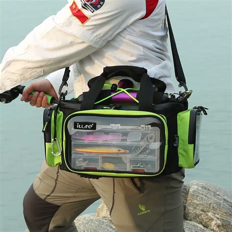 iLure 2018New Large fishing Sports Bags Multifunctional waterproof Fishing bag Fishing Tackle ...