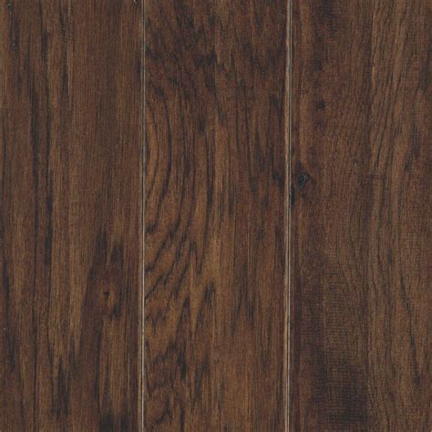 Mohawk Take Home Sample - Hillsborough Hickory Mocha Engineered Hardwood Flooring - 5 in. x 7 in ...