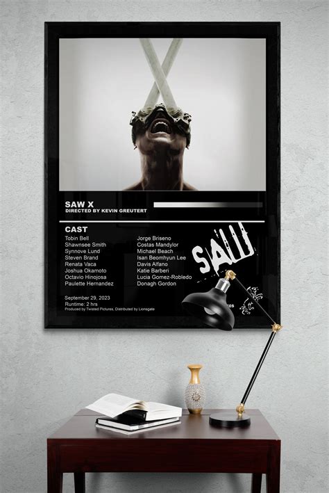 Saw V movie Poster, Minimalist Saw V movie poster sold by Cuckoo ...